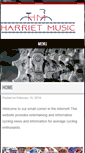 Mobile Screenshot of harrietmusic.com